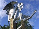 'Eco - Sculpture' Close - up view by John Joekes, Sculpture, Mixed Media