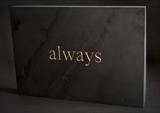 always / semper by John Joekes, Sculpture, Gold Leaf and Slate