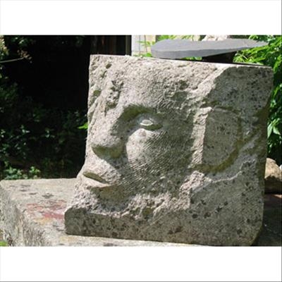 Head III by John Joekes - Sculpture  Portland Stone