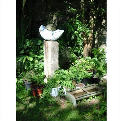 Seed Pod by John Joekes - Sculpture  Horton Stone & Painted Wood