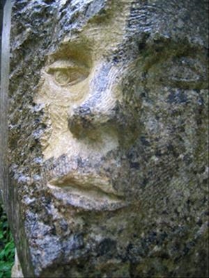 Head III - stage II by John Joekes - Sculpture  Limestone