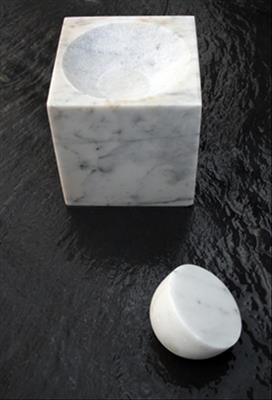 Meditation - view 2 by John Joekes - Sculpture  Carrara Marble