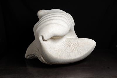 Improbable Mollusc by John Joekes - Sculpture  Portland Stone